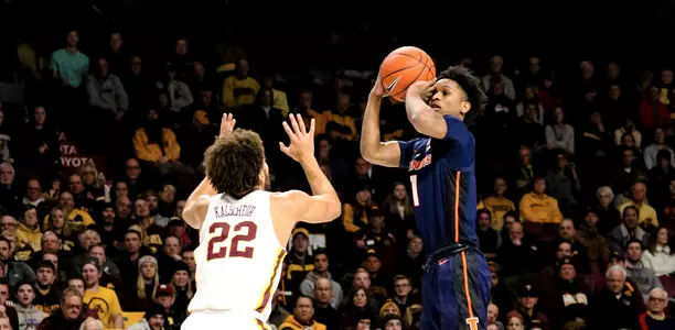 Trent Frazier - Illinois Men's Basketball at Minnesota - 01/30/2019