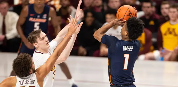 Trent Frazier - Illinois Men's Basketball at Minnesota - 01/30/2019