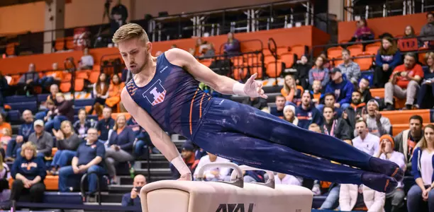 Michael Paradise - Illinois Men's Gymnastics vs. UIC - 2019
