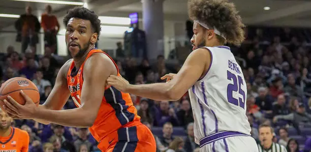 Adonis De La Rosa - Illinois Men's Basketball at Northwestern - 01/06/2019