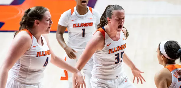 Wittinger celebrate vs. Indiana