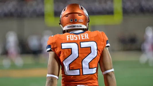 Kendrick Foster - Illinois Football vs. Nebraska - 09/30/2017