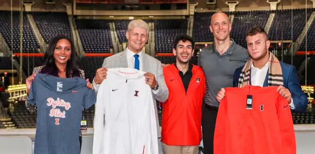 Illinois Athletics, Tony Khan and Josh Whitman - 2019