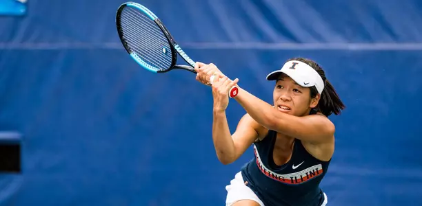 Illinois Fighting Illini women's tennis team takes on the Arizona State Sun Devils in the first round of the NCAA tournament at Ambler Tennis Stadium in Durham, NC. May 4, 2019