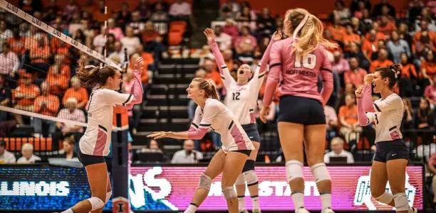 VB - Team Celebration vs. OSU