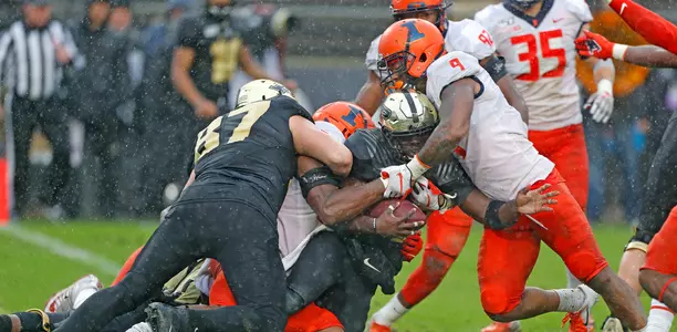 Dele Harding - Illinois Football at Purdue - 10/26/2019
