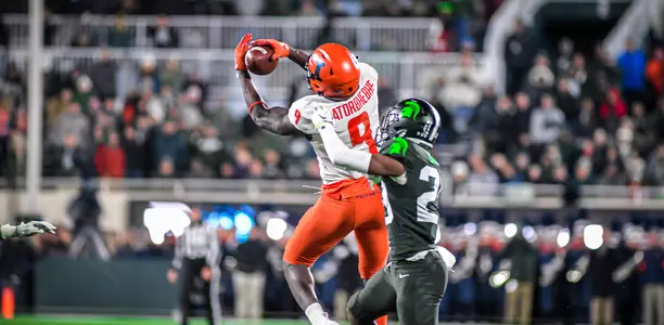 Josh Imatorbhebhe - Illinois Football at Michigan State - 11/09/19