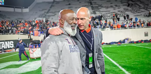 Lovie Smith, Josh Whitman - Illinois Football at Michigan State - 11/09/19