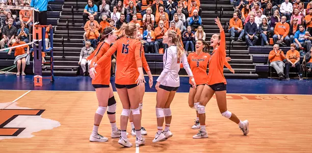 VB - Team Celebration vs. Rutgers