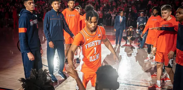 Trent Frazier (1)Illinois Men's Basketball vs. The Citadel in Champaign, Illinois.November 20, 2019Photo Credit: Michael Glasgow / Illinois Athletics