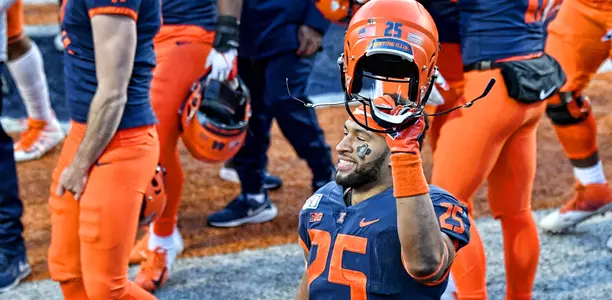 Illinois Fighting Illini running back Dre Brown (25)Illinois Football vs. Rutgers in Champaign, IllinoisNovember 02, 2019