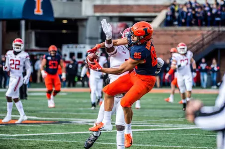 Illinois Fighting Illini wide receiver Donny Navarro (86)Illinois Football vs. Rutgers in Champaign, IllinoisNovember 02, 2019