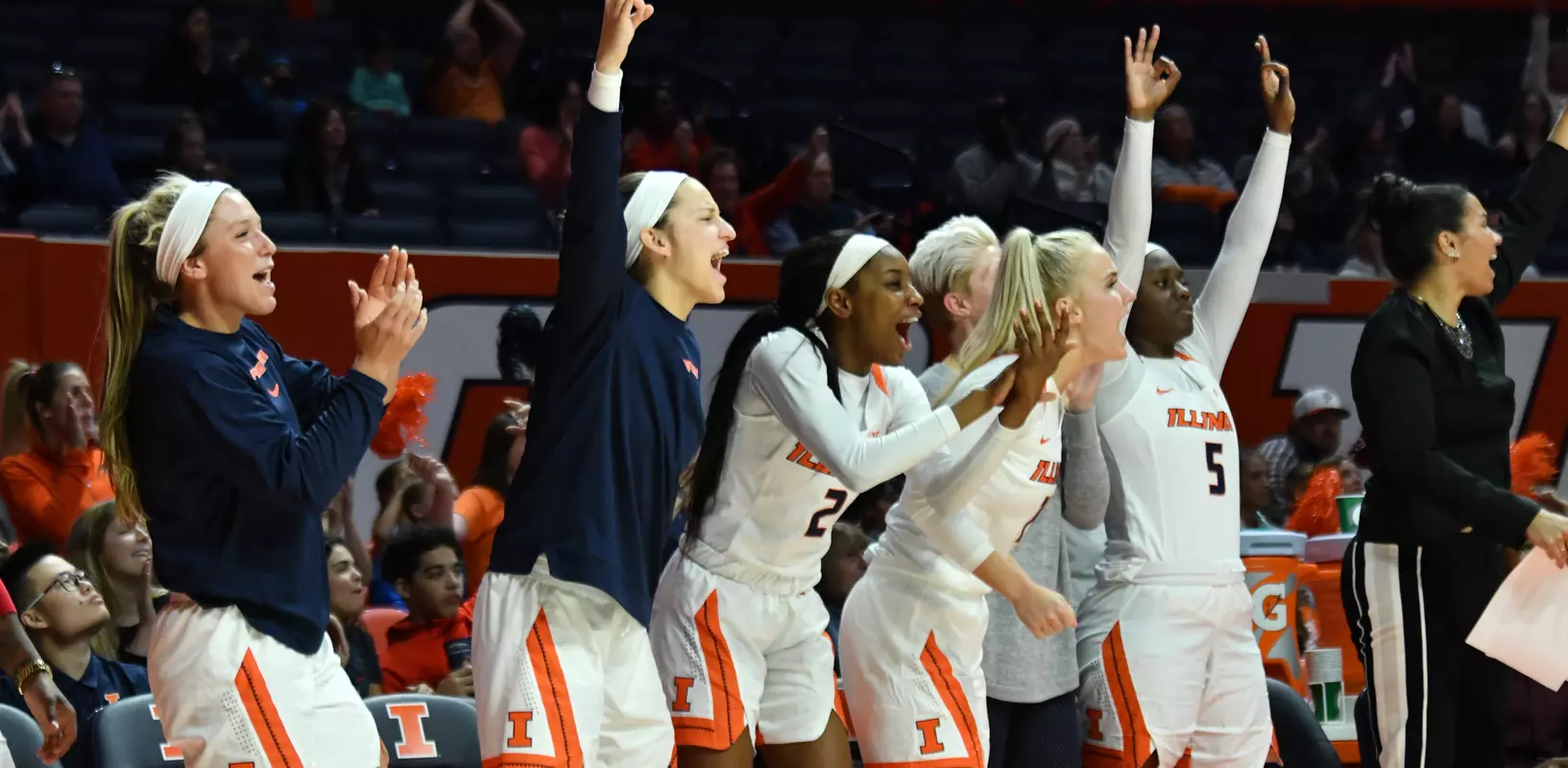 November 9, 2019 Illinois Women's Basketball vs. OFCC in Champaign, IllinoisPhoto Credit: Craig Pessman / Illinois Athletics