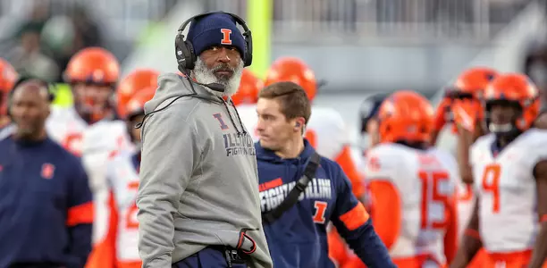 Illinois Fighting Illini head coach Lovie Smith
Illinois Football at Michigan State in East Lansing, Michigan
November 09, 2019
