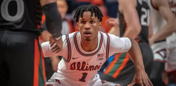 Trent Frazier (1)Illinois Men's Basketball vs. Miami in Champaign, Illinois.December 02, 2019Photo Credit: Michael Glasgow / Illinois Athletics