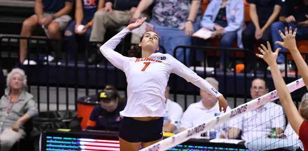 Jacqueline Quade - Illinois Volleyball vs. Nebraska - 09/27/2019