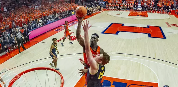 Illinois Men's Basketball vs. Michigan in Champaign, Illinois.December 11, 2019Photo Credit: {photog} / Illinois Athletics