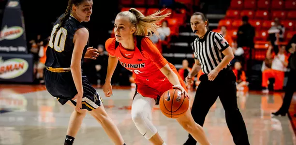 Petra Holesinska - Illinois Women's Basketball vs. Merrimack