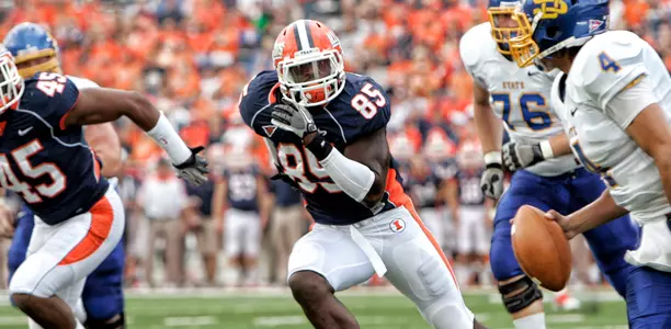 Whitney Mercilus - Illinois Football vs. SDSU - 2011