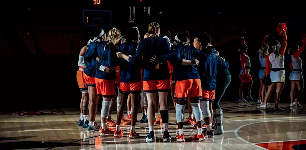 WBB - Team Huddle vs. Bryant