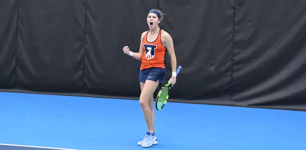 Jaclyn Switkes - Illinois Women's Tennis vs. Notre Dame - 02/08/2019