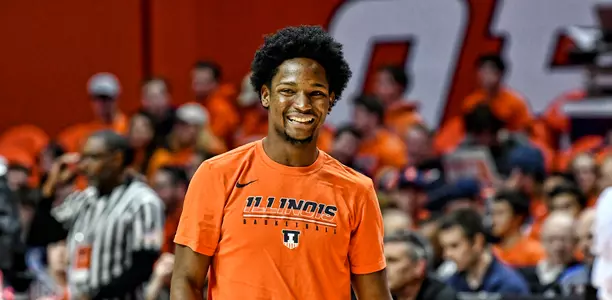 Illinois Fighting Illini guard Andres Feliz (10)Illinois Men's Basketball vs Evanston in Champaign, Illinois.November 08, 2018Photo Credit: Craig Pessman / Illinois Athletics