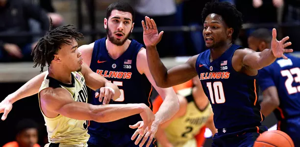Andres Feliz - Illinois Men's Basketball at Purdue - 02/27/2019