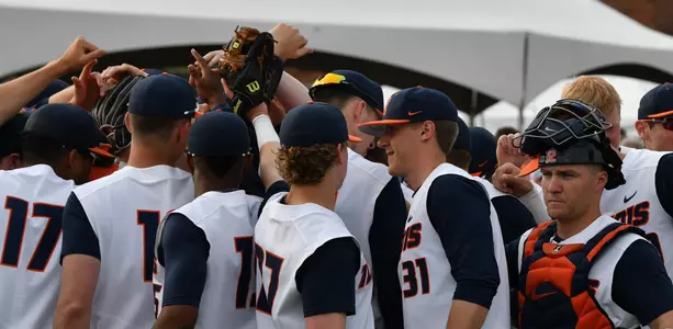 baseball team huddle