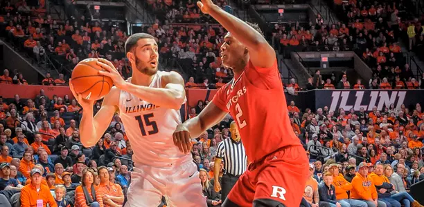 Giorgi Bezhanishvili - Illinois Men's Basketball vs. Rutgers - 02/09/2019