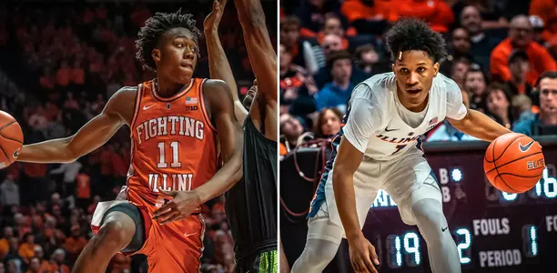 Ayo Dosumnu and Trent Frazier All-Big Ten 2018-19