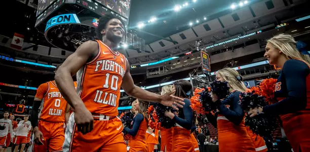 Illinois Fighting Illini guard Andres Feliz (10)Illinois Men's Basketball vs. Northwestern in Chicago, Ill.March 13, 2019Photo Credit: Michael Glasgow / Illinois Athletics