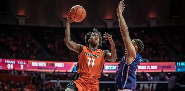 Ayo Dosunmu - Illinois Men's Basketball vs. Northwestern - 03/03/2019