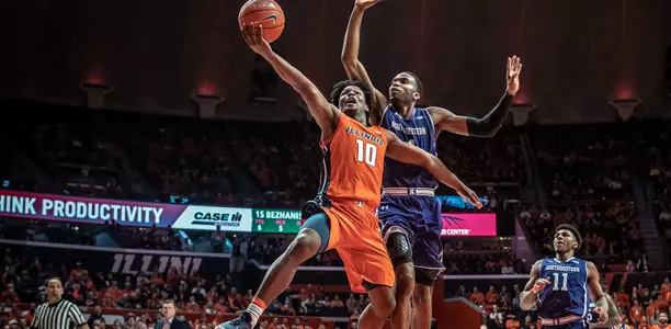 Andres Feliz - Illinois Men's Basketball vs. Northwestern - 03/03/2019