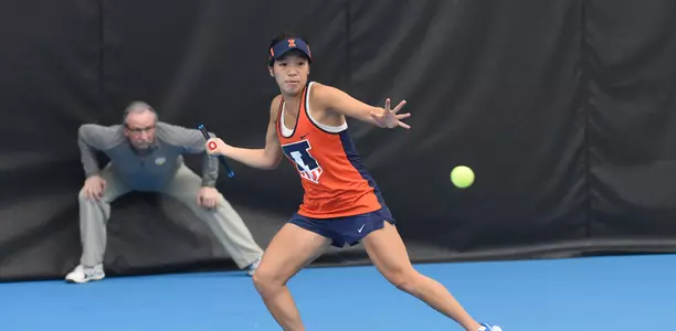 Asuka Kawai - Illinois Women's Tennis vs. Notre Dame - 02/08/2019