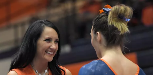 Head Coach Nadalie Walsh and Tessa Phillips - Denver Meet