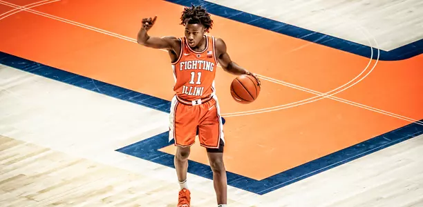 Illinois Fighting Illini guard Ayo Dosunmu (11)Illinois Men's Basketball vs. Penn State in Champaign, IllinoisFebruary 23, 2019Photo Credit: Brad Leeb / Illinois Athletics
