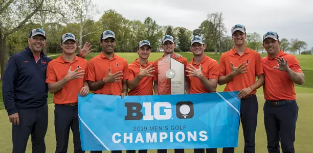 The Men's Golf Big Ten Championship on April 27, 2019 at the Philadelphia Cricket Club