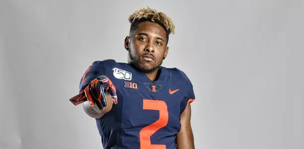 Reggie CorbinIllinois Football Photoshoot in Champaign, Illinois