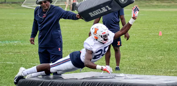 Kerby Joseph Training Camp practice Aug. 12, 2019