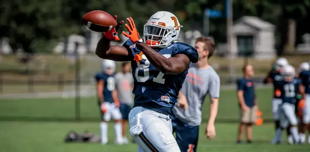 Daniel Barker Training Camp Practice Aug. 15, 2019