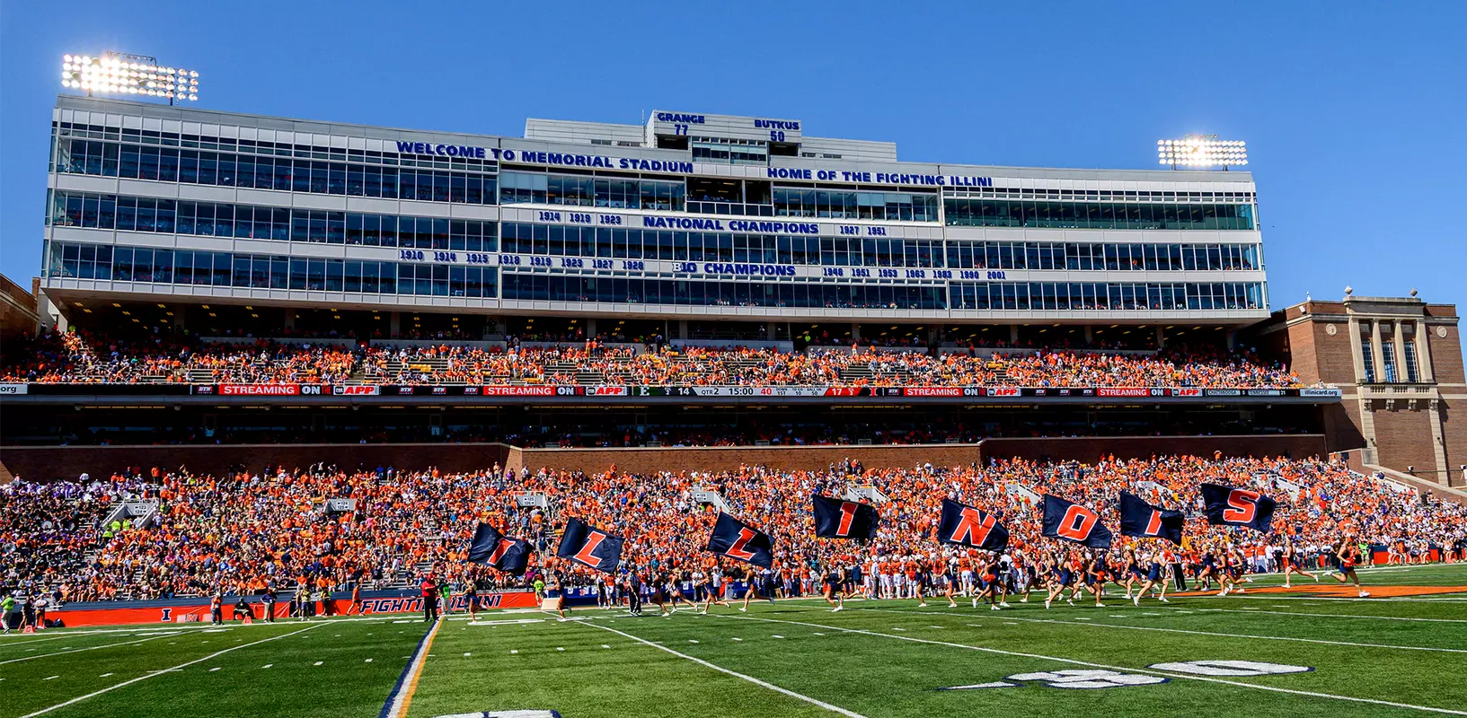 Memorial Stadium - Illinois Football vs. Eastern Michigan - 09/14/2019