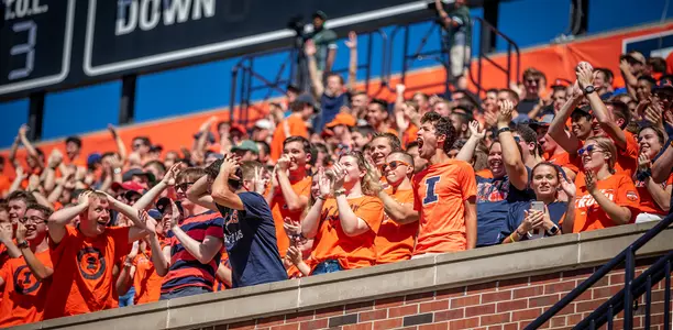 studentsIllinois Football vs. Eastern Michigan in Champaign, IllinoisSeptember 14, 2019