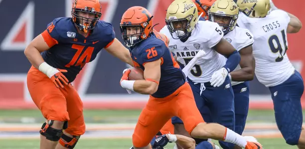 Illinois Fighting Illini running back Mike Epstein (26)Illinois Football vs. Akron in Champaign, IllinoisAugust 31, 2019