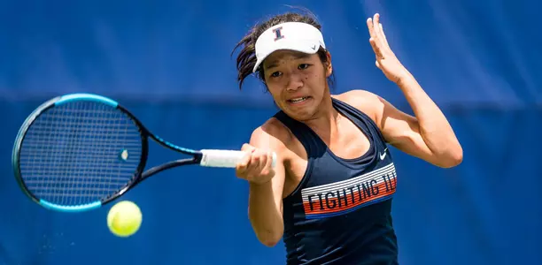 Illinois Fighting Illini women's tennis team takes on the Arizona State Sun Devils in the first round of the NCAA tournament at Ambler Tennis Stadium in Durham, NC. May 4, 2019