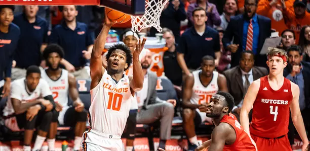 Andres Feliz (10)Illinois Men's Basketball vs. Rutgers in Champaign, Illinois.January 11, 2020Photo Credit: Michael Glasgow / Illinois Athletics