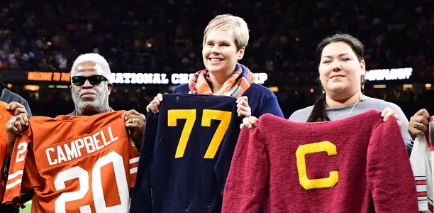 New Orleans, LA - January 14, 2020 - Mercedes-Benz Superdome: The CFP 150 at the 2020 CFP National Championship(Photo by Scott Clarke / ESPN Images)