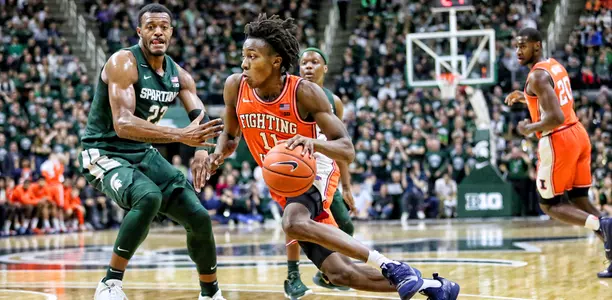 Ayo Dosunmu at Michigan State 1/2/20