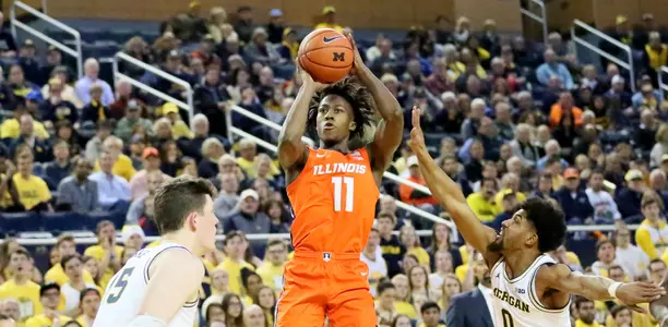 Ayo Dosunmu - Illinois Men's Basketball at Michigan - 01/25/2020