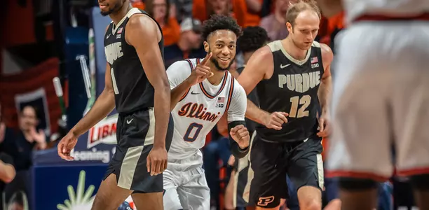 Alan Griffin (0)Illinois Men's Basketball vs. Purdue in Champaign, Illinois.January 05, 2020Photo Credit: Michael Glasgow / Illinois Athletics