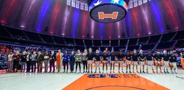 WBB - National Anthem vs. Northwestern